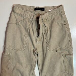 Lioness Women's Tan Cargo Pants Sz Small